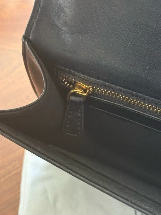 Lambskin Studded Medium Diorama Flap Bag Black Gently Worn - Picture 9 of 16